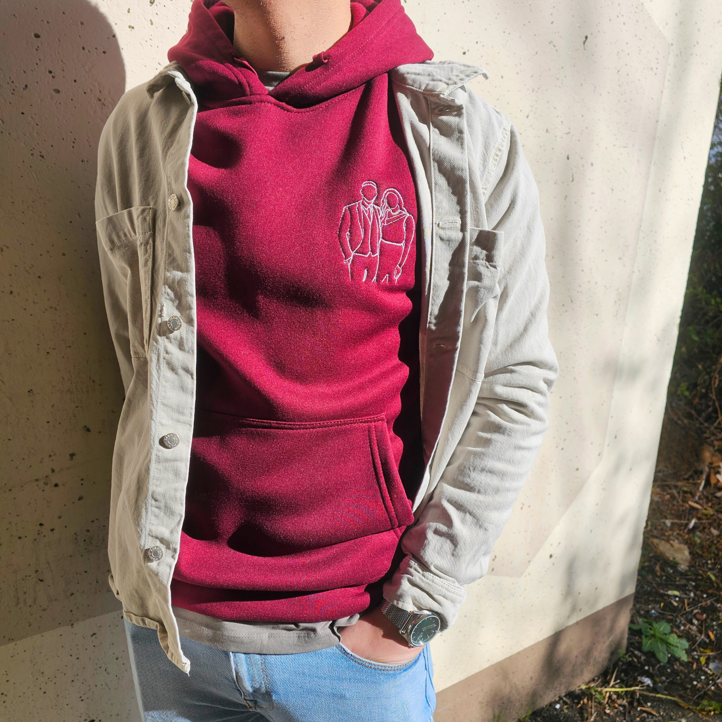 Photo Outline Hoodie