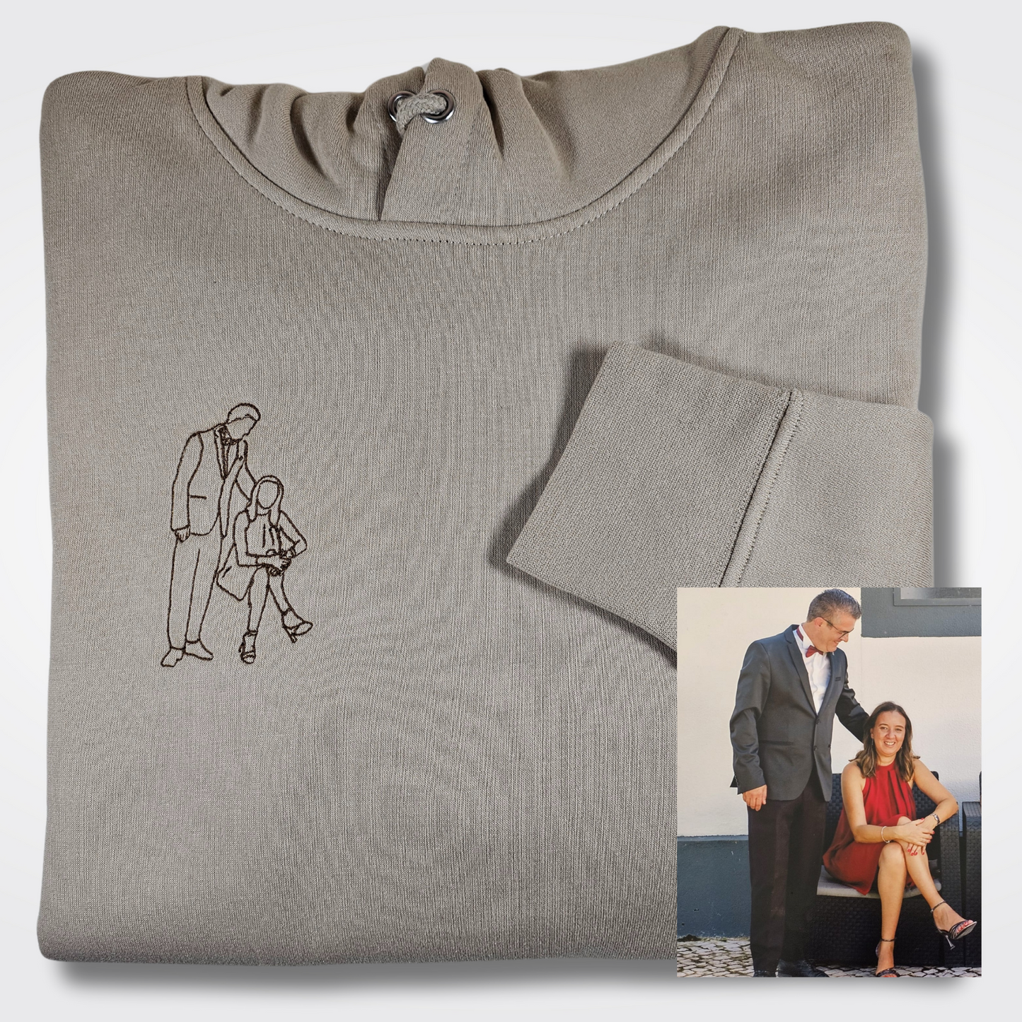 Photo Outline Hoodie