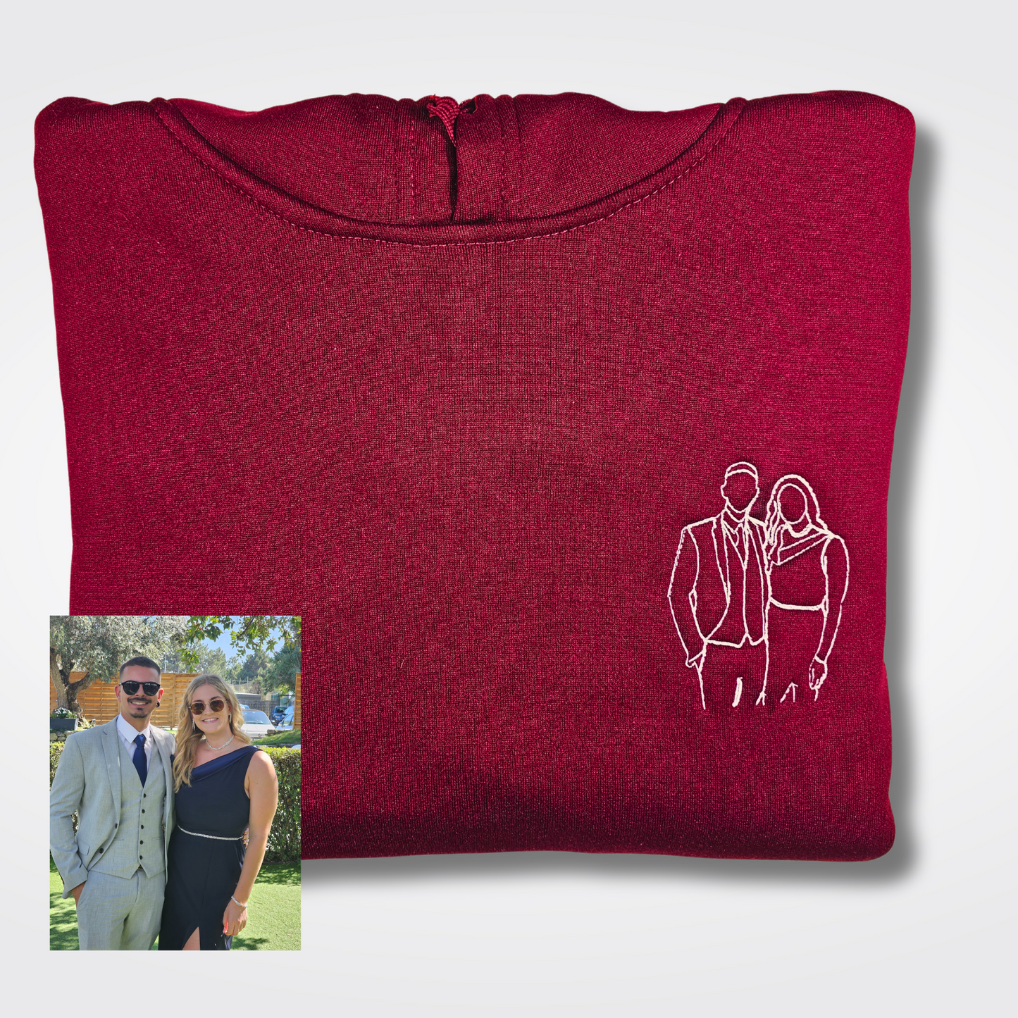 Photo Outline Hoodie