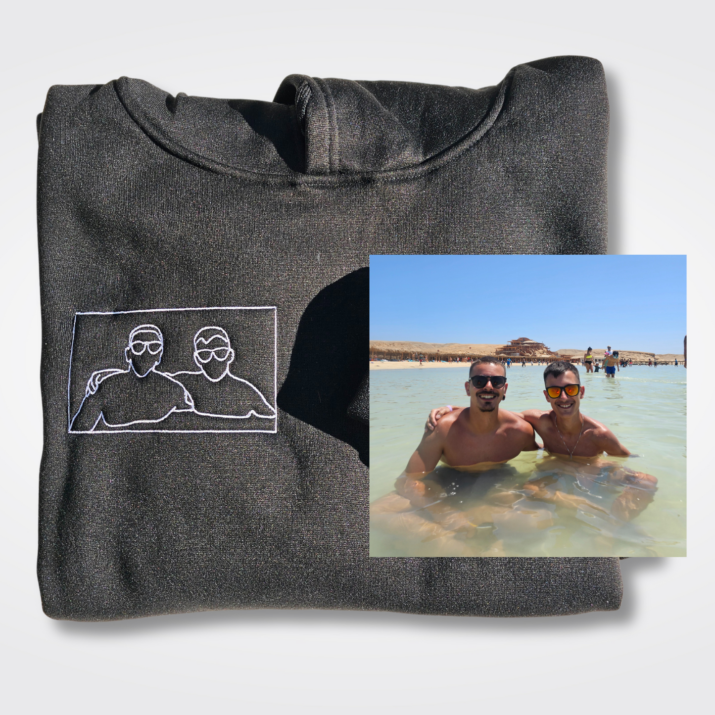 Photo Outline Hoodie