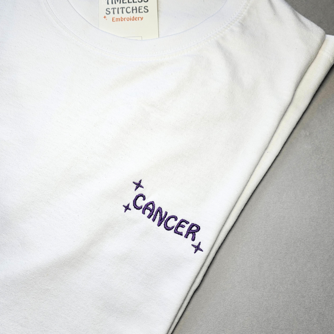 Zodiac Embroidered T-Shirt