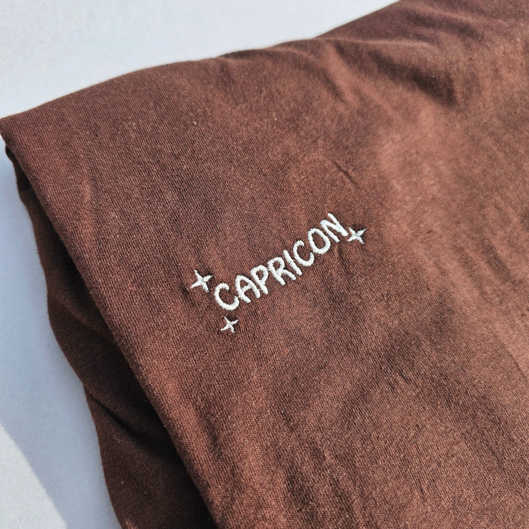 Zodiac Embroidered T-Shirt