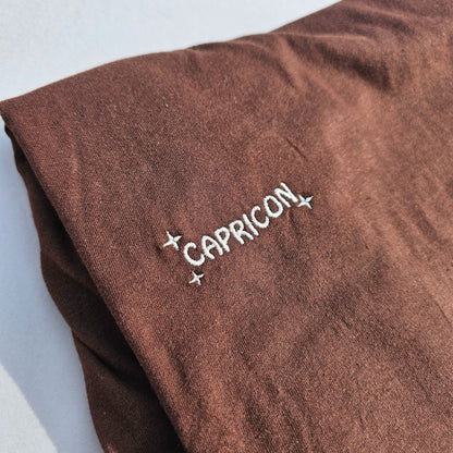 Zodiac Embroidered T-Shirt
