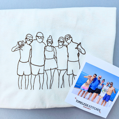 Personalised Photo Outline T-shirt