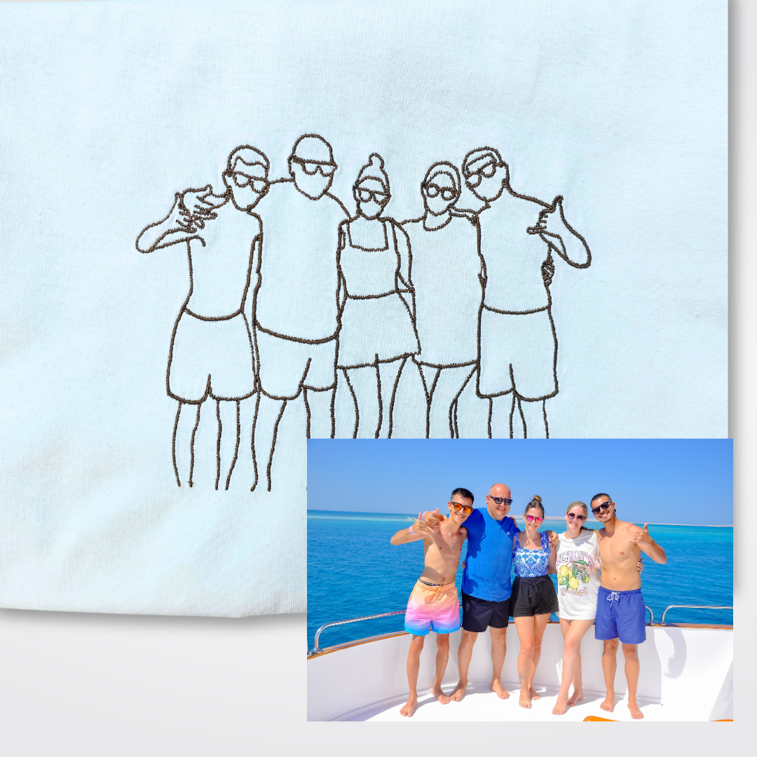 Personalised Photo Outline T-shirt