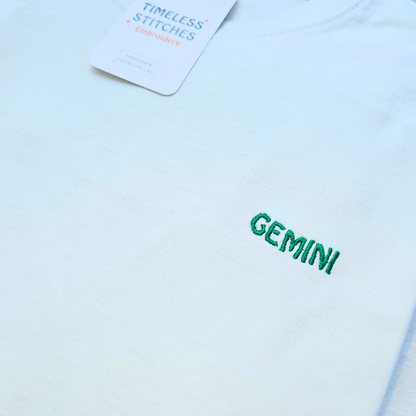 Zodiac Embroidered T-Shirt