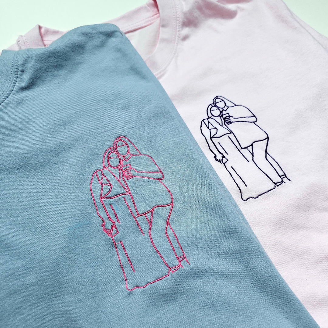 Personalised Photo Outline T-shirt