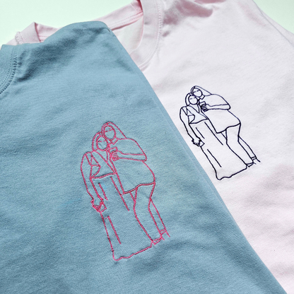 Personalised Photo Outline T-shirt