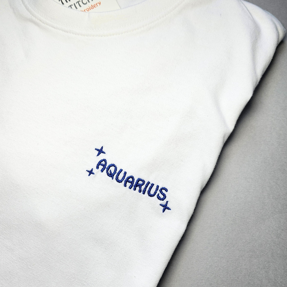 Zodiac Embroidered T-Shirt